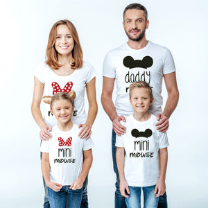 family matching mini mouse t shirt