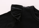 Long sleeved black clothing set