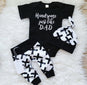 Baby Boy Cotton Top Romper Outfit