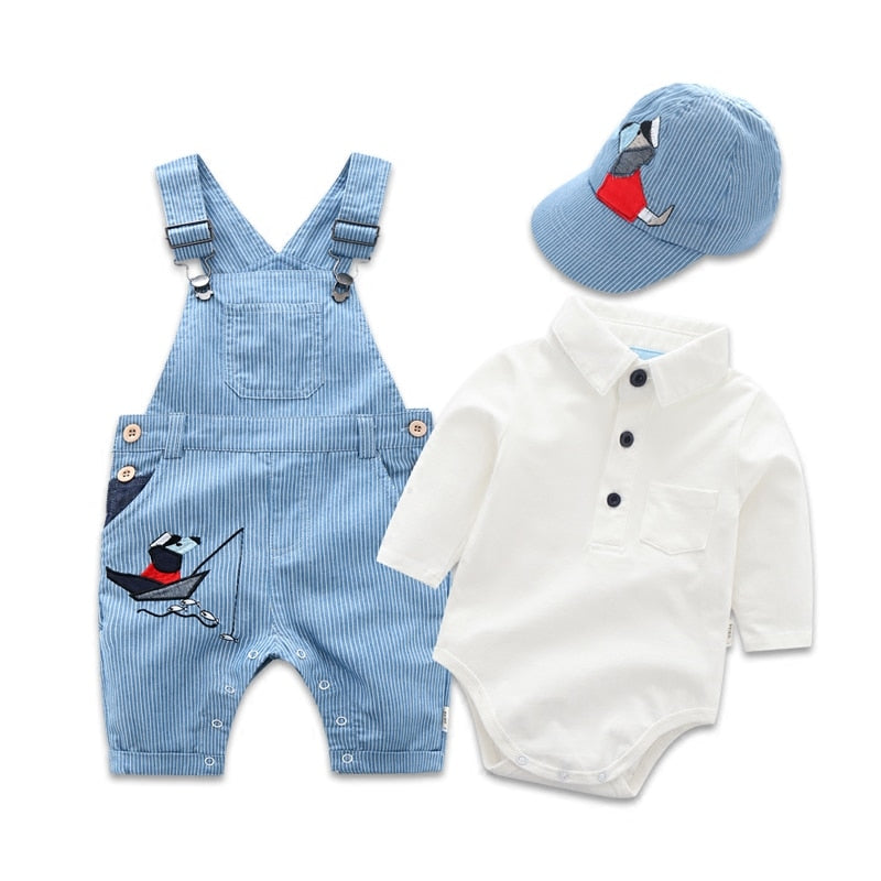 Nowborn Premium Baby Boy Hat Romper