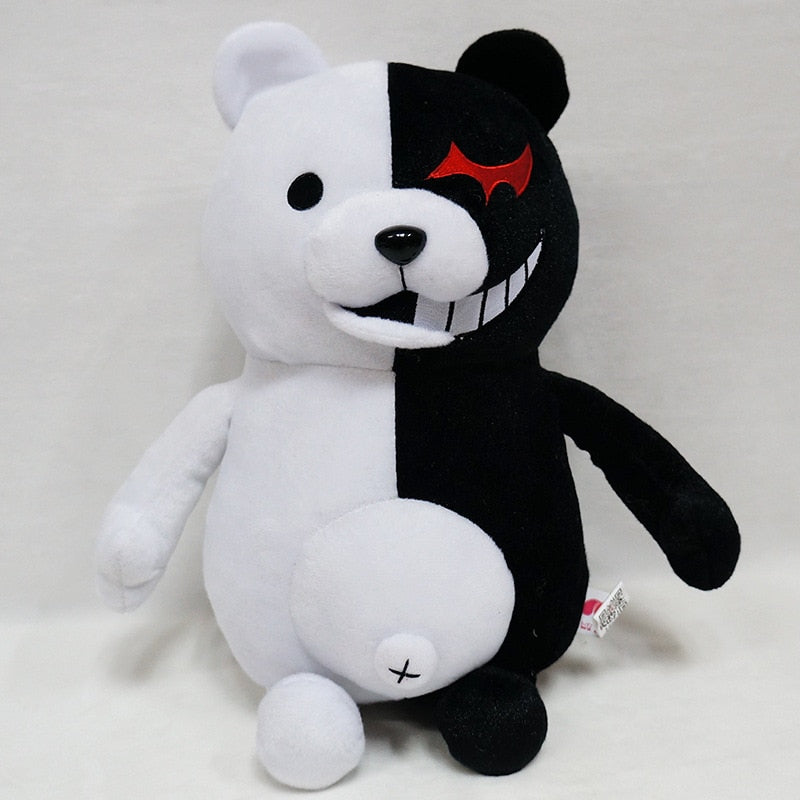 Black & White Bear Plush Toy
