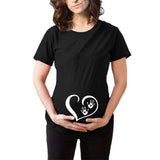 Heart and Hands "Coming Soon" Ladies Maternity T-Shirt