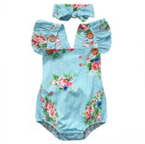 Newborn Baby Girl Floral One pieces Romper