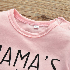 Mama's Bestie Long Sleeve Toddler Outfit