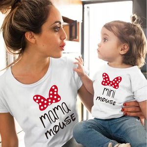 Matching Mama and Mini Mouse T-shirt