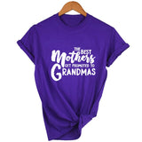 The Best Mothers Get Promoted To Grandmas Short Sleeve T-shirt