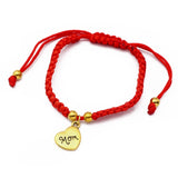 Mom Charm Red Bracelet