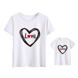 matching mama and baby love t-shirt
