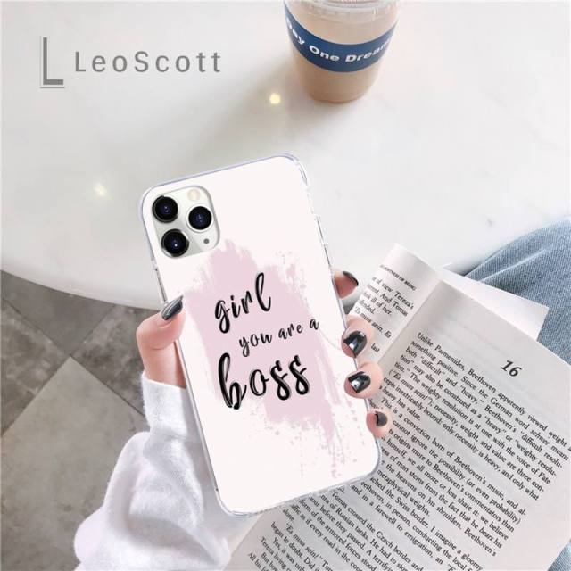 girl you are a boss iPhone Case