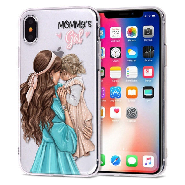 mommy's girl iPhone Case