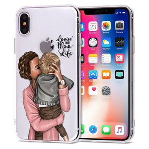 loving the mom life iPhone Case