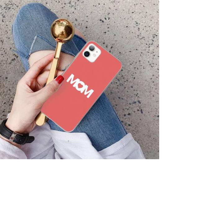 Mom red iPhone Case