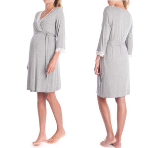 Maternity Comfy Robe Dress for Pregnant Women