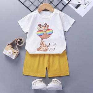 Cool Giraffe Toddler Outfit