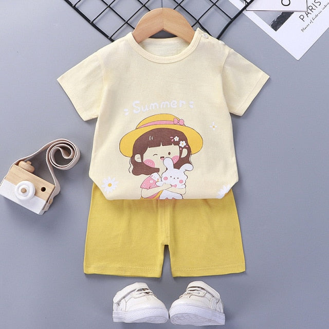cute summer girl Toddler Outfit