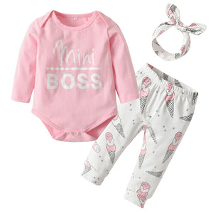 Mini Boss Toddler Outfit Set